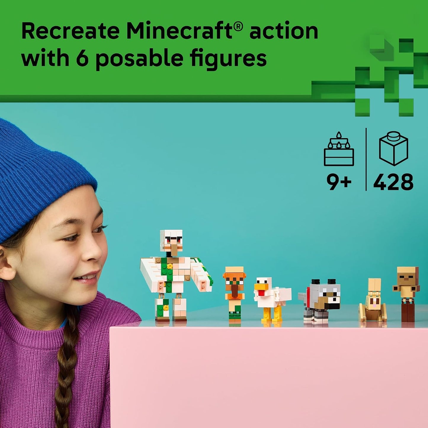 LEGO Minecraft Chicken Jockey Desert Attack 21592