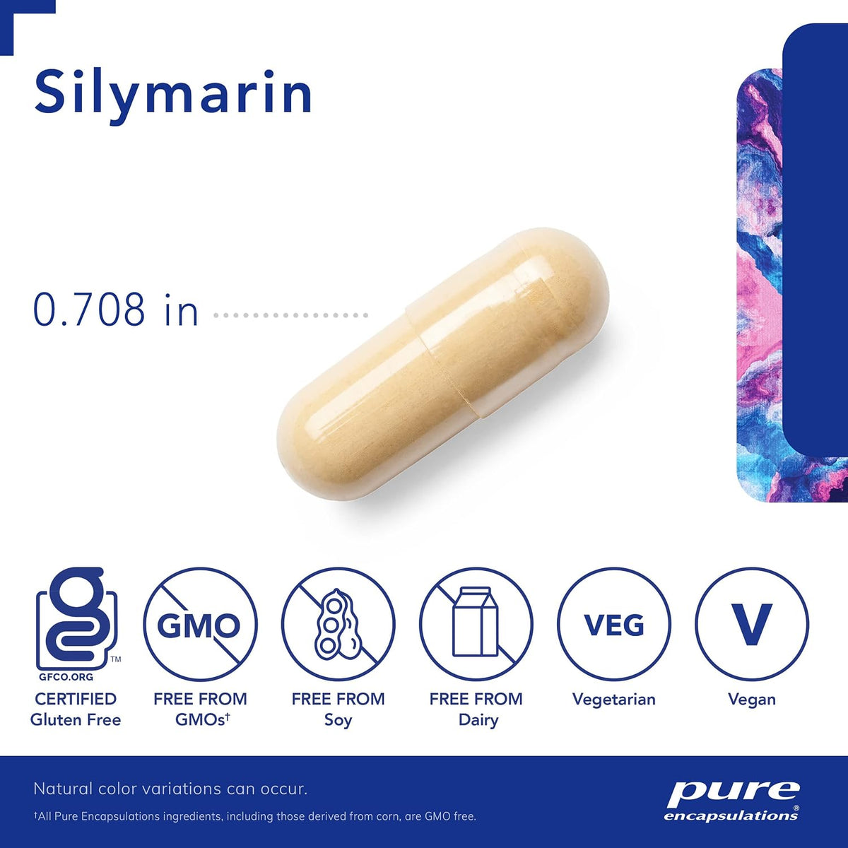 Pure Encapsulations Silymarin, 60 Capsules