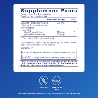 Pure Encapsulations Liposomal Glutathione, 60 Softgel Capsules