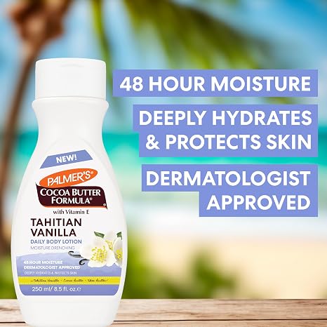 Palmer's Tahitan Vanilla Body Lotion with Vitamin E for Dry Skin (8.5 Oz)