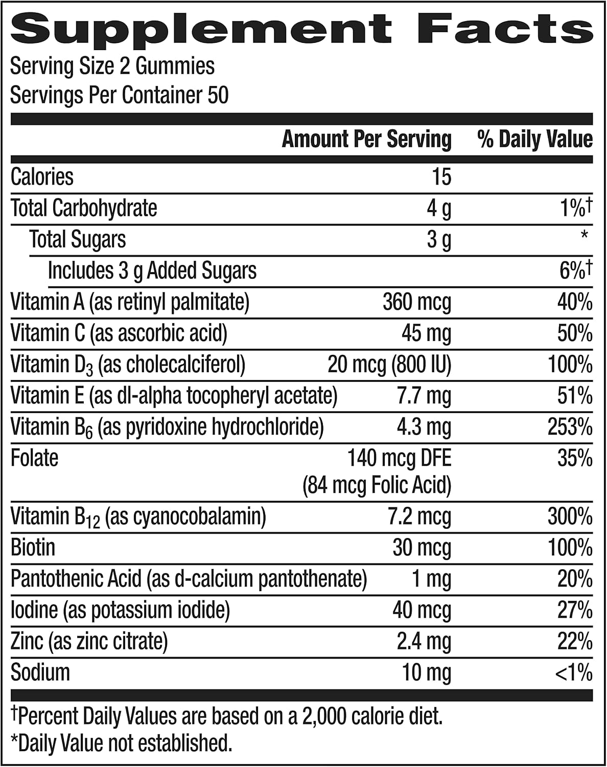 Centrum MultiGummies for Men 18 and Over, 100 Count