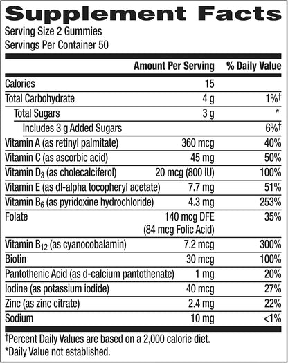 Centrum MultiGummies for Men 18 and Over, 100 Count