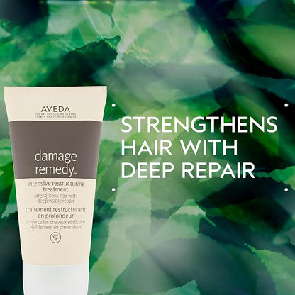 AVEDA Damage Remedy Intensive Restructuring Treatment | Deep Repair Treatment for Damaged Hair | Strengthens Damaged Hair | With Quinoa Protein | 98% Naturally Derived*, 5 Fl Oz