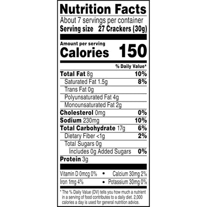 Cheez-It Cheese Crackers, Baked Snack Crackers, Lunch Snacks, Original, 7oz Box (1 Box)