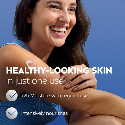 NIVEA Essentially Enriched Body Cream with Hyaluronic Acid, 13.5 Ounce (Pack of 12)