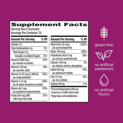 Centrum MultiGummies for Women 50 and Over, 140 Count