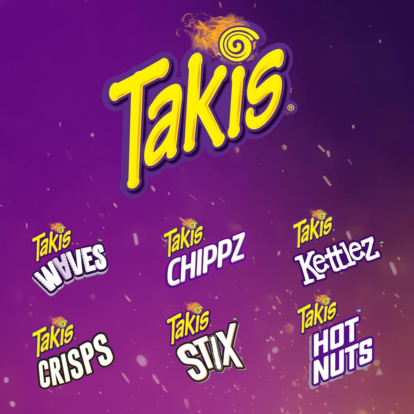 Takis Fuego Rolled Tortilla Chips, 17oz Bag | Extremely Spicy Hot Chili Pepper and Lime Flavor, Corn Snack Chips, Big Party Size for Sharing at Fiestas and Cook-Outs