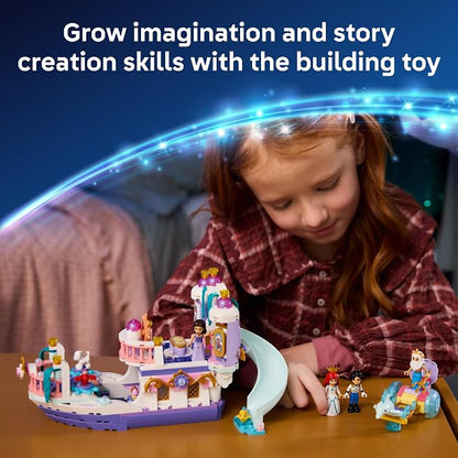 LEGO Disney Princess Ariel's Royal Wedding Boat 43299 | Building Toys for Girls & Boys, Ages 6+, The Little Mermaid Movie Character Figures, Fun Activity for Kids, 519 pieces