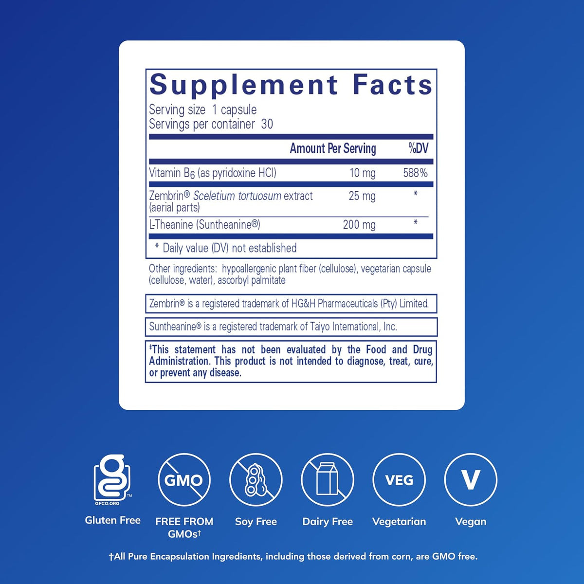 Pure Encapsulations Rapid Calm, 30 Capsules