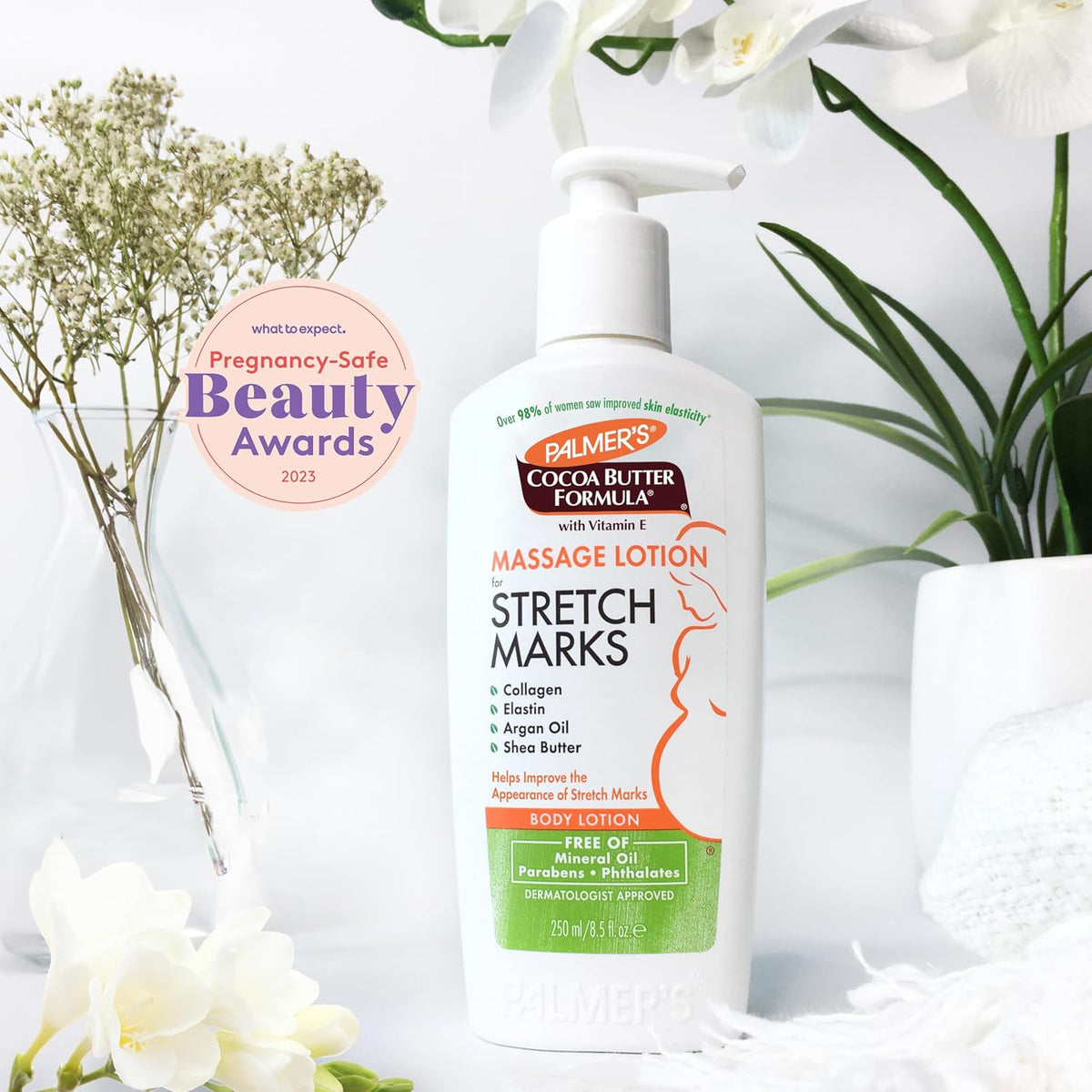Palmer's Stretch Marks Body Lotion for Pregnancy & Weight Changes (8.5 Oz)