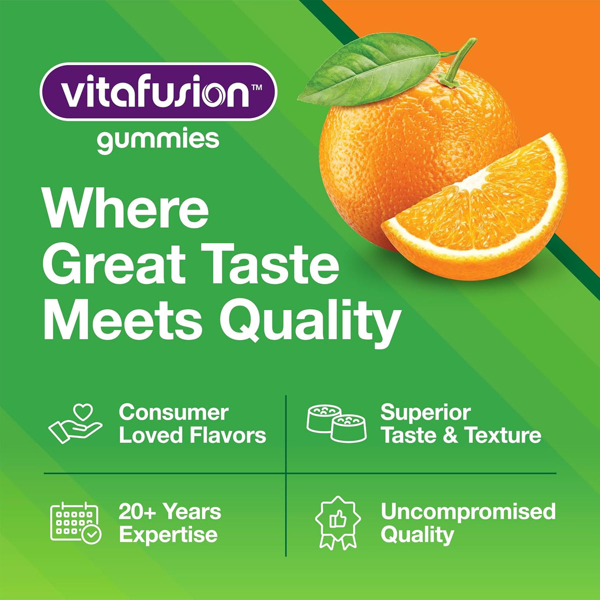 Vitafusion Vitamin C 250 mg Per 2 Gummies Sugar Free | 90 Count
