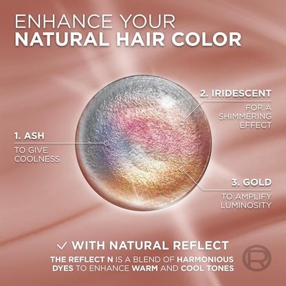 L’Oreal Paris Excellence Universal Nudes Permanent Hair Color, Ammonia Free Hair Dye for Gray Hair Coverage, 4N Natural Dark Brown, 1 Kit (Pack of 2)
