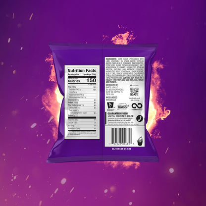 Takis Blue Heat Rolled Tortilla Chips Multipack, 40 Count | Extremely Spicy Hot Chili Pepper Flavor, 1oz Individual Bags for Snacking and Lunchboxes