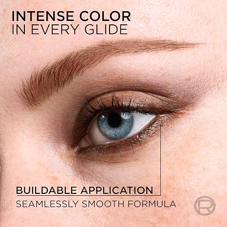 L'Oreal Paris Haute Couleur Kohl Eyeliner Pencil, Intense Eye Liner Color with Smooth Gel-Like Formula, Up To 12HR Eye Makeup Wear, 120 Brown Leather