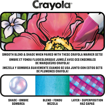 Crayola, LLC Adult Coloring Book - Flower Child