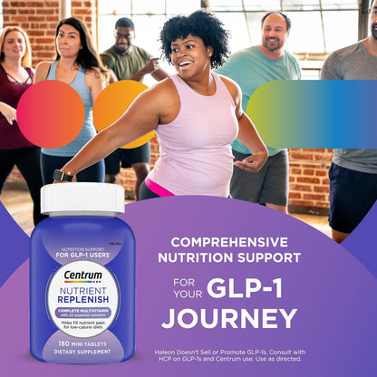 Centrum Nutrient Replenish Complete Multivitamin, 180 Tablets