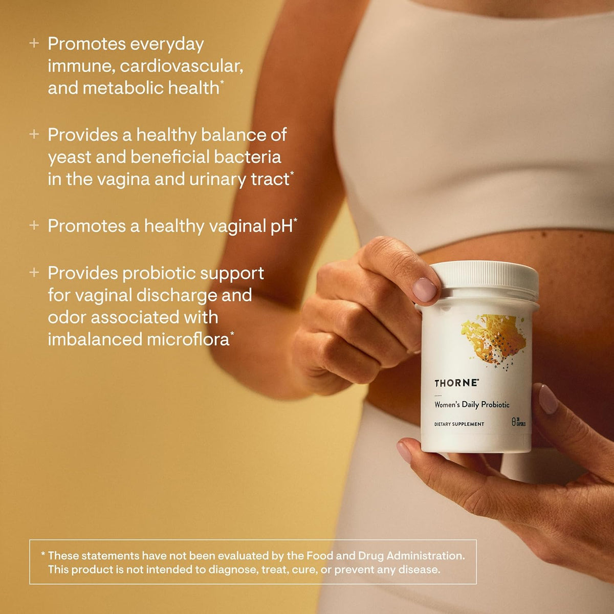 THORNE Women's Daily Probiotic, 10 Billion CFU, 8 Strains, 30 Capsules