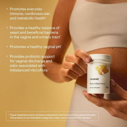 THORNE Women's Daily Probiotic, 10 Billion CFU, 8 Strains, 30 Capsules