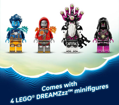LEGO DREAMZzz Dino Jet Dinosaur Building Toy for Boys & Girls - Pretend Play Set for Kids, Ages 9+, W/2 Build Options - Includes 4 Minifigures - Gift Idea for Birthdays - 71514