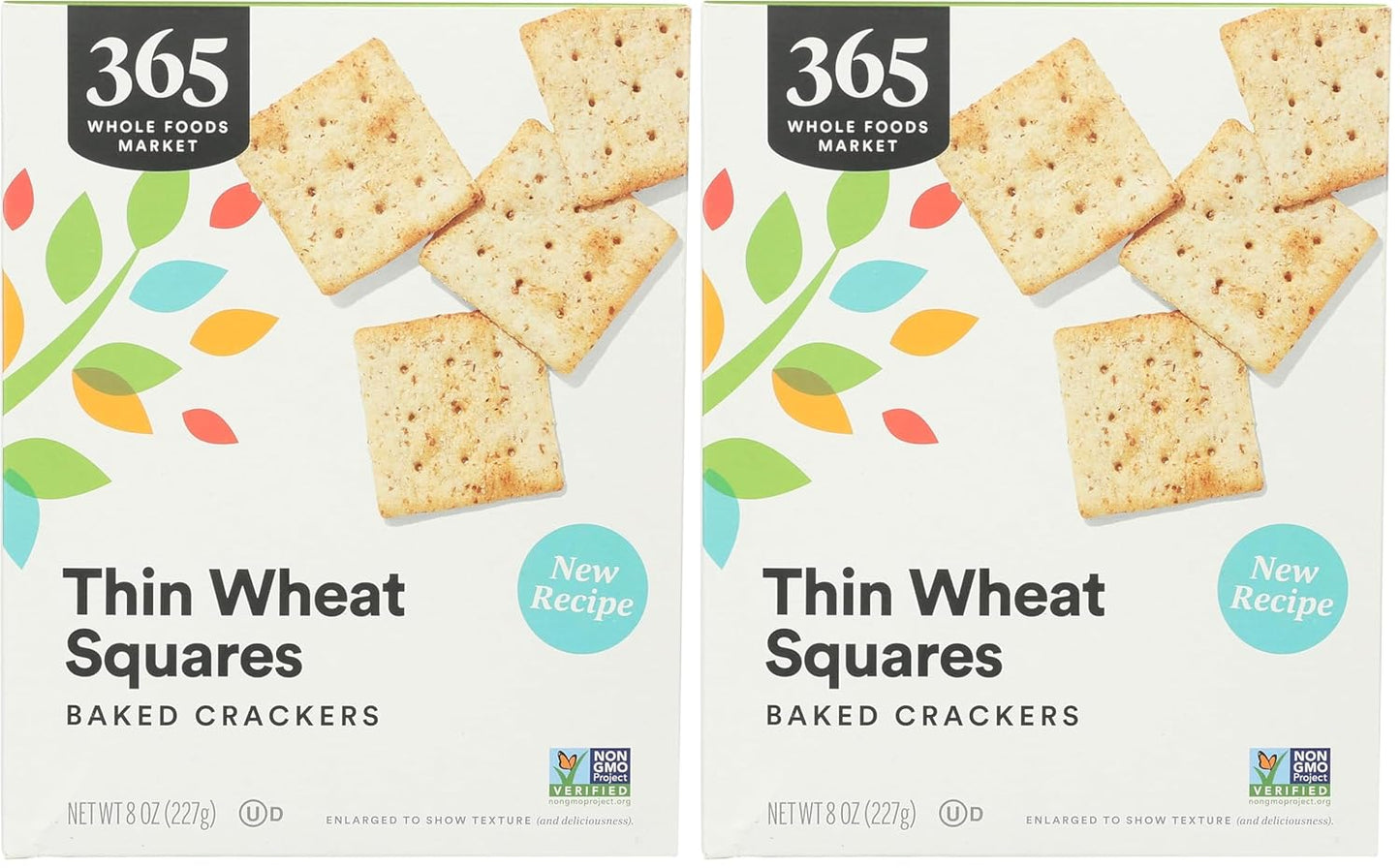 365 by Whole Foods Market, Organic Wheat Squares, 8 Ounce (Pack of 2)