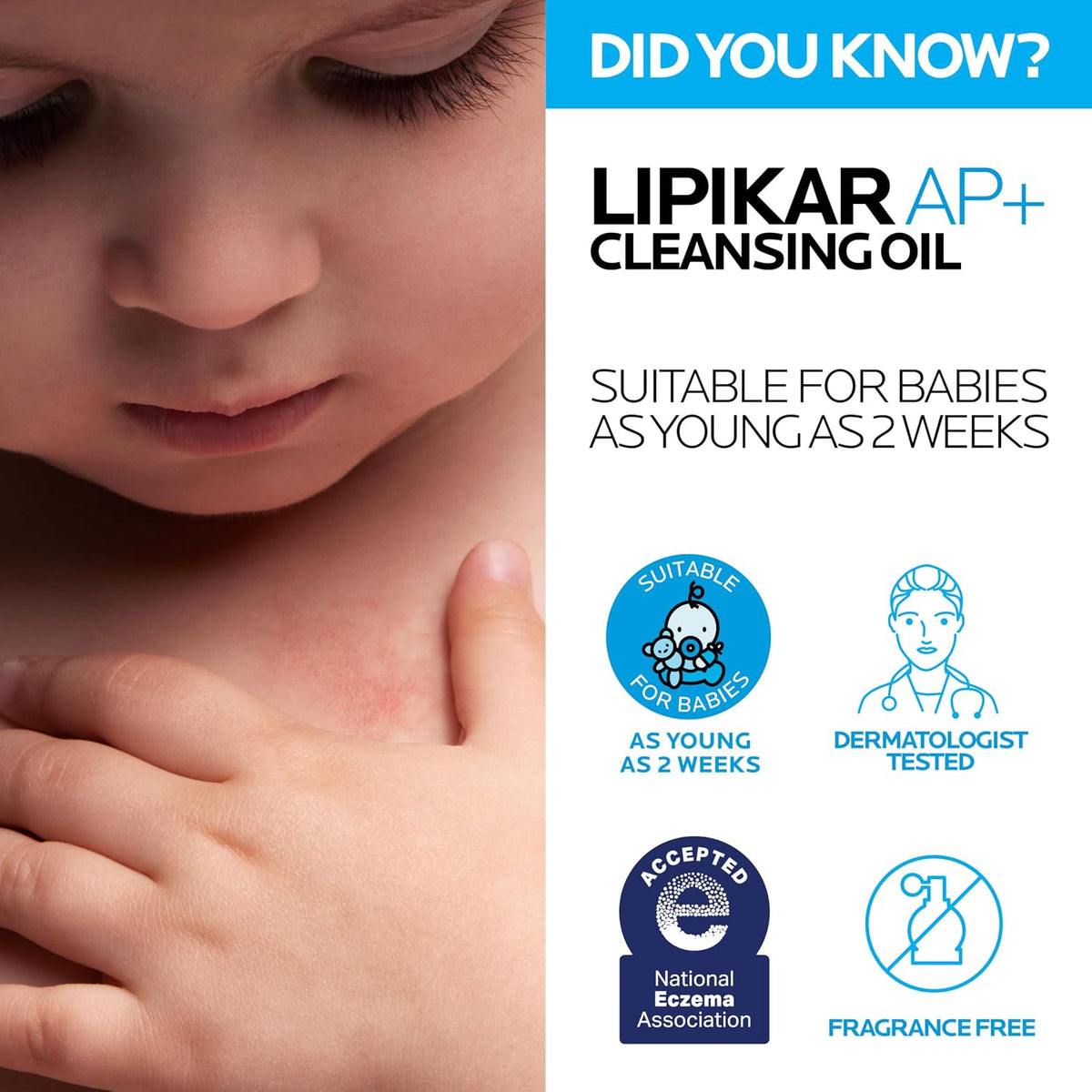 La Roche-Posay Lipikar AP+ Gentle Foaming Cleansing Oil, with Shea Butter