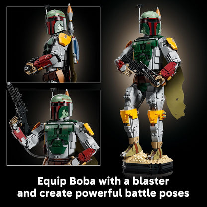 LEGO Star Wars Boba Fett 75455 | Collectible Building Sets for Adults, Ages 18+, Movie Display for Bedroom or Book Shelf, 1,544 pieces, Gift for Fans