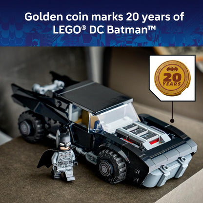 LEGO DC Batman: The Batman Batmobile Building Toy for Kids - Building Blocks W/Batman Minifigure & Golden Coin - Super Hero Room Decor for Boys & Girls, Ages 9+ - Gift Idea for Birthdays - 76332
