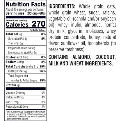 Quaker Simply Granola Honey & Raisin, 24.1 Oz (Pack of 2)