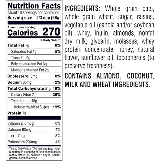 Quaker Simply Granola Honey & Raisin,24.1 Oz,(Pack of 4)