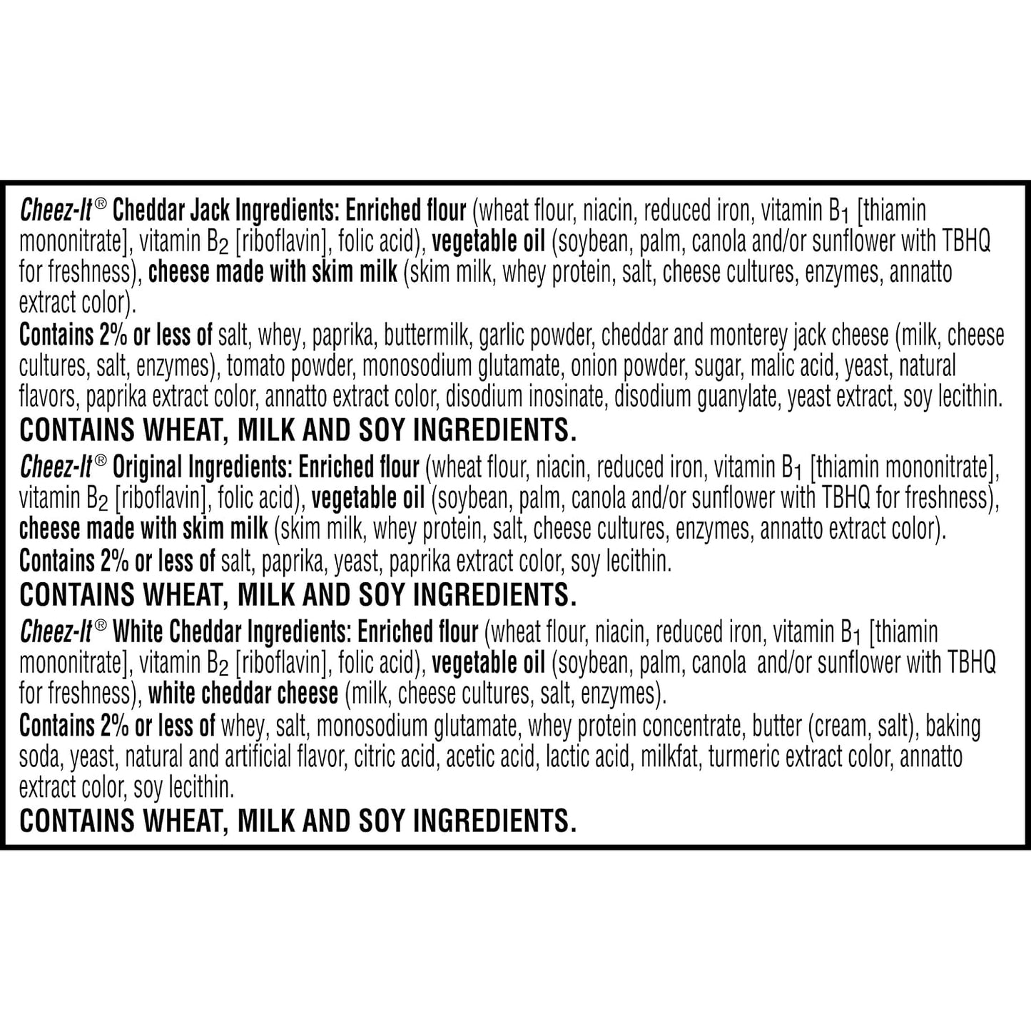 Cheez-It Cheese Crackers, Baked Snack Crackers, Lunch Snacks, Variety Pack, 12.1oz Box (12 Packs)