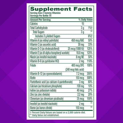 Vitafusion Women's Multivitamin Gummy | Yummy Berry Flavor | 150 Gummies