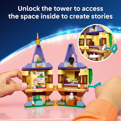 LEGO Disney Princess Rapunzel's Mini Tower 43294 | Building Toys for Girls & Boys, Ages 5+, Princess Castle Playset, Movie Character Figures, 171 pieces, Gift for Birthdays