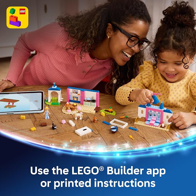 LEGO Disney Princess Cinderella Animal Friends Castle 43283 | Building Toys for Girls & Boys, Ages 4+, Castle Toy W/ Cinderella Figure, Pretend Play, 149 pieces, Gift for Birthdays