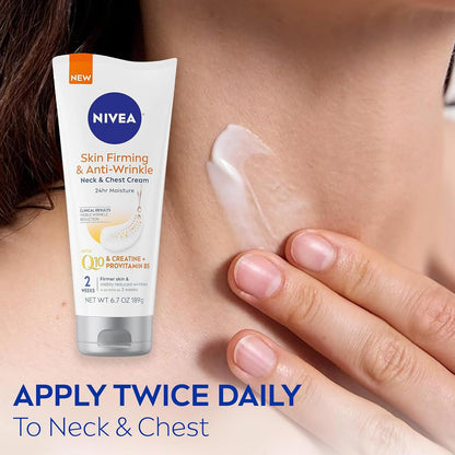 NIVEA Skin Firming Skin Care Set, Variety Pack, 2 x 6.7 OZ