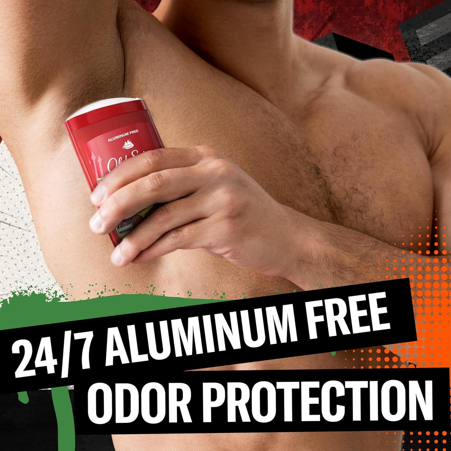 Old Spice Aluminum Free Deodorant for Men, 24/7 Freshness, Long Lasting Protection, Smell Like a Hero, Aquaman, Fresh Ocean and Seastorm Scent, 3 oz