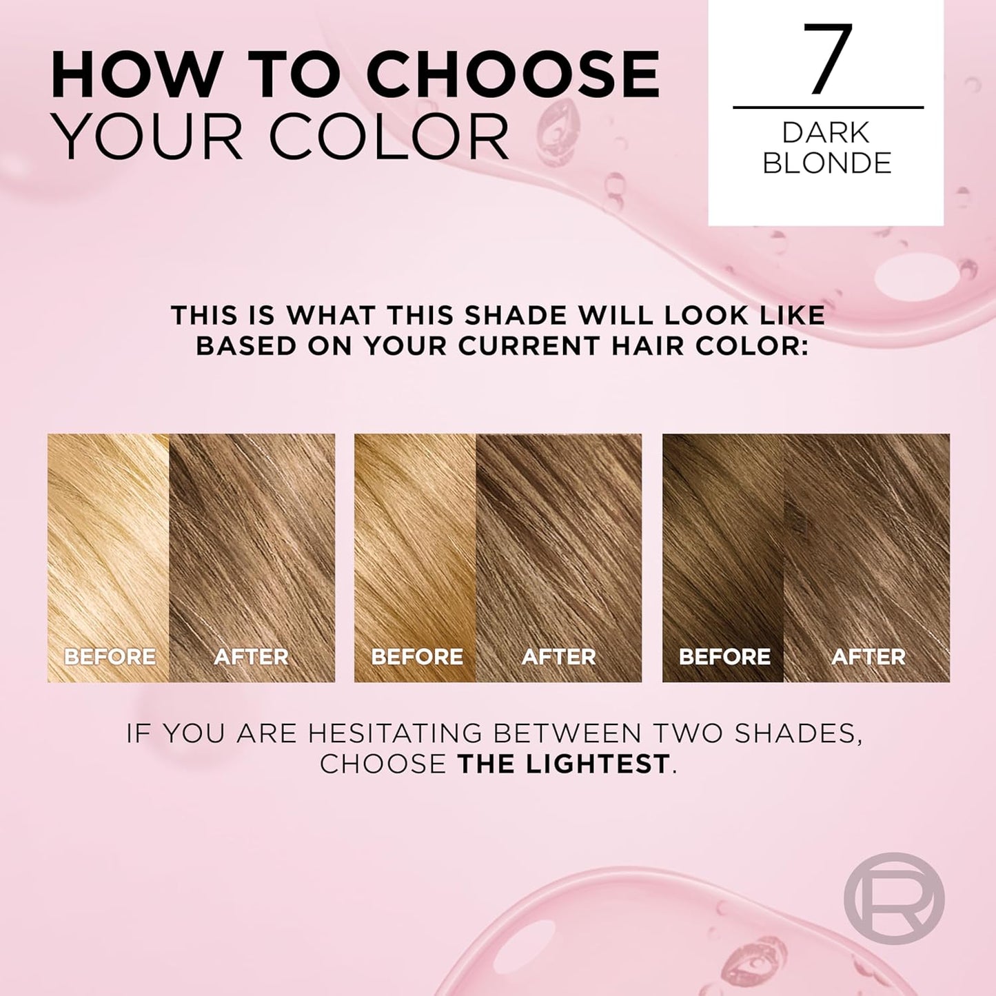 L'Oreal Paris Excellence Crème Permanent Hair Dye, Triple Care Hair Color with Hyaluronic Acid for 100% Gray Coverage, 7 Dark Blonde, 1 Kit (Packaging May Vary)