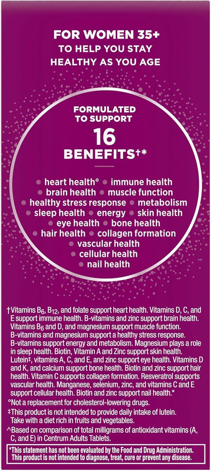 Centrum Age Defy for Women 35 and Over, 60 Tablets
