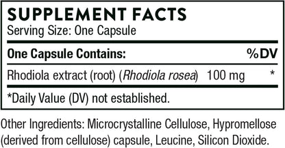 THORNE - Adaptogen & Adrenal Support Bundle - Natural Solutions for Coping with Stress - Rhodiola and Adrenal Cortex - 60 Servings