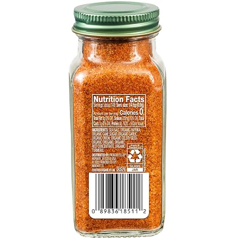 Simply Organic All-Seasons Salt, Certified Organic, 4.73 oz Container