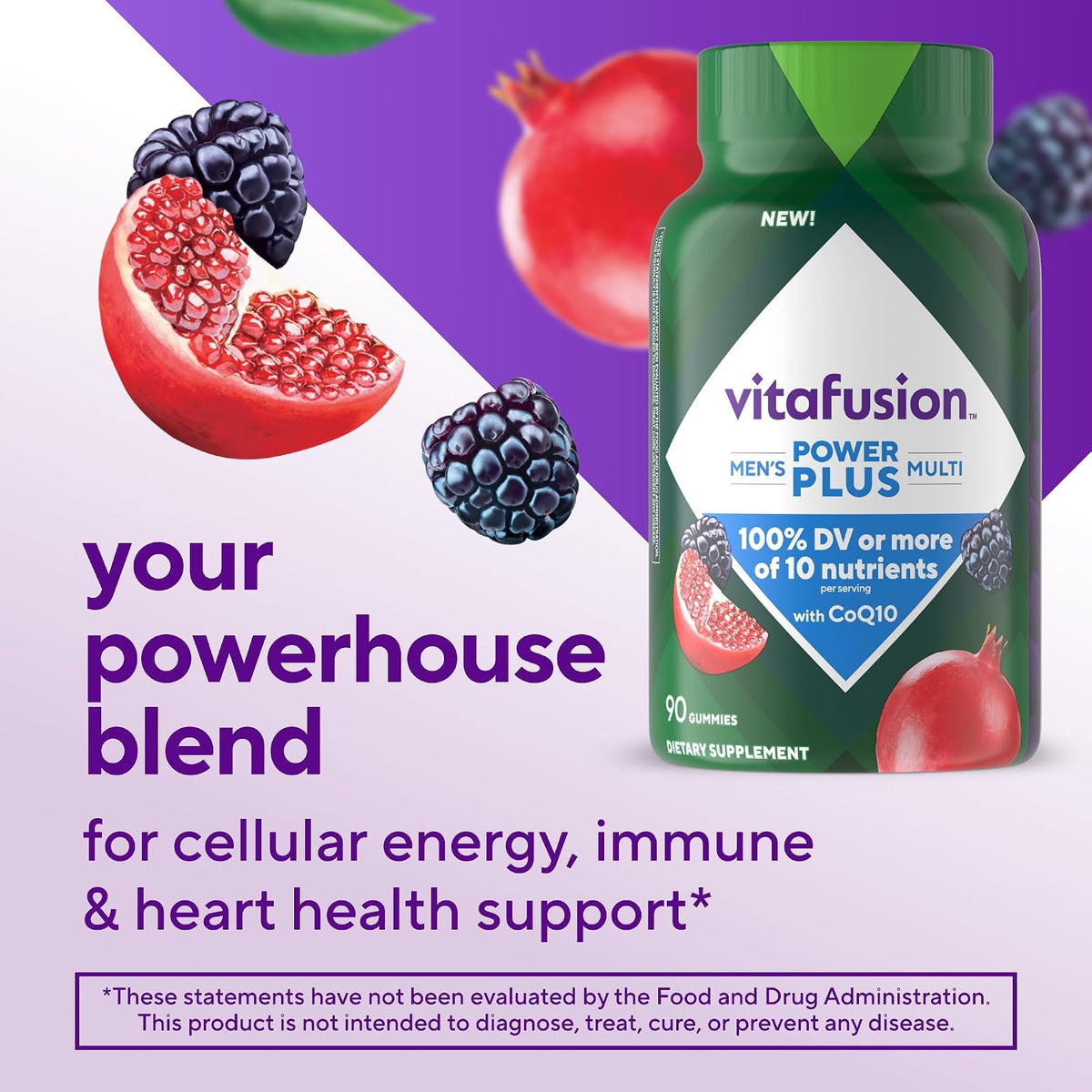 Vitafusion Power+ Men's Multi,(Pack of 2)