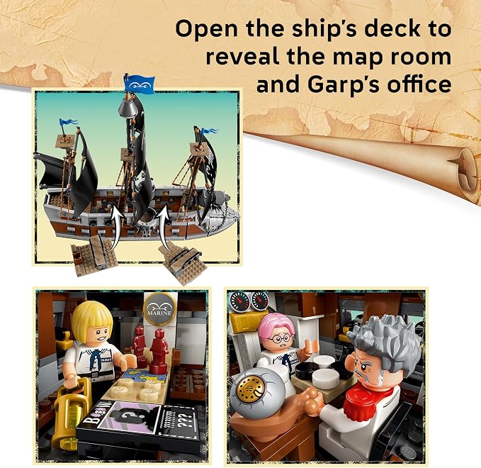 LEGO ONE PIECE Garp's Marine Battleship 75646