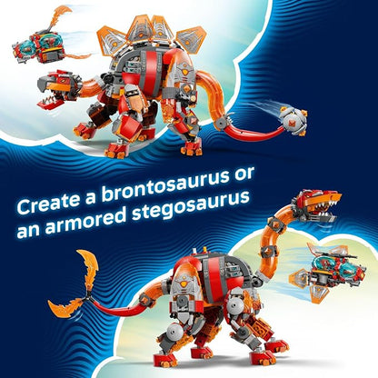 LEGO DREAMZzz Dino Jet Dinosaur Building Toy for Boys & Girls - Pretend Play Set for Kids, Ages 9+, W/2 Build Options - Includes 4 Minifigures - Gift Idea for Birthdays - 71514