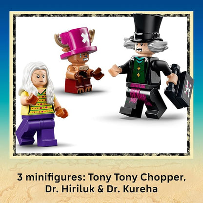 LEGO ONE PIECE Dr. Hiriluk's Hideout 75641 | Building Toys for Boys & Girls, Ages 9+, Playset for Pretend Play, Chopper Minifigure, 271 pieces, Gift for Birthdays