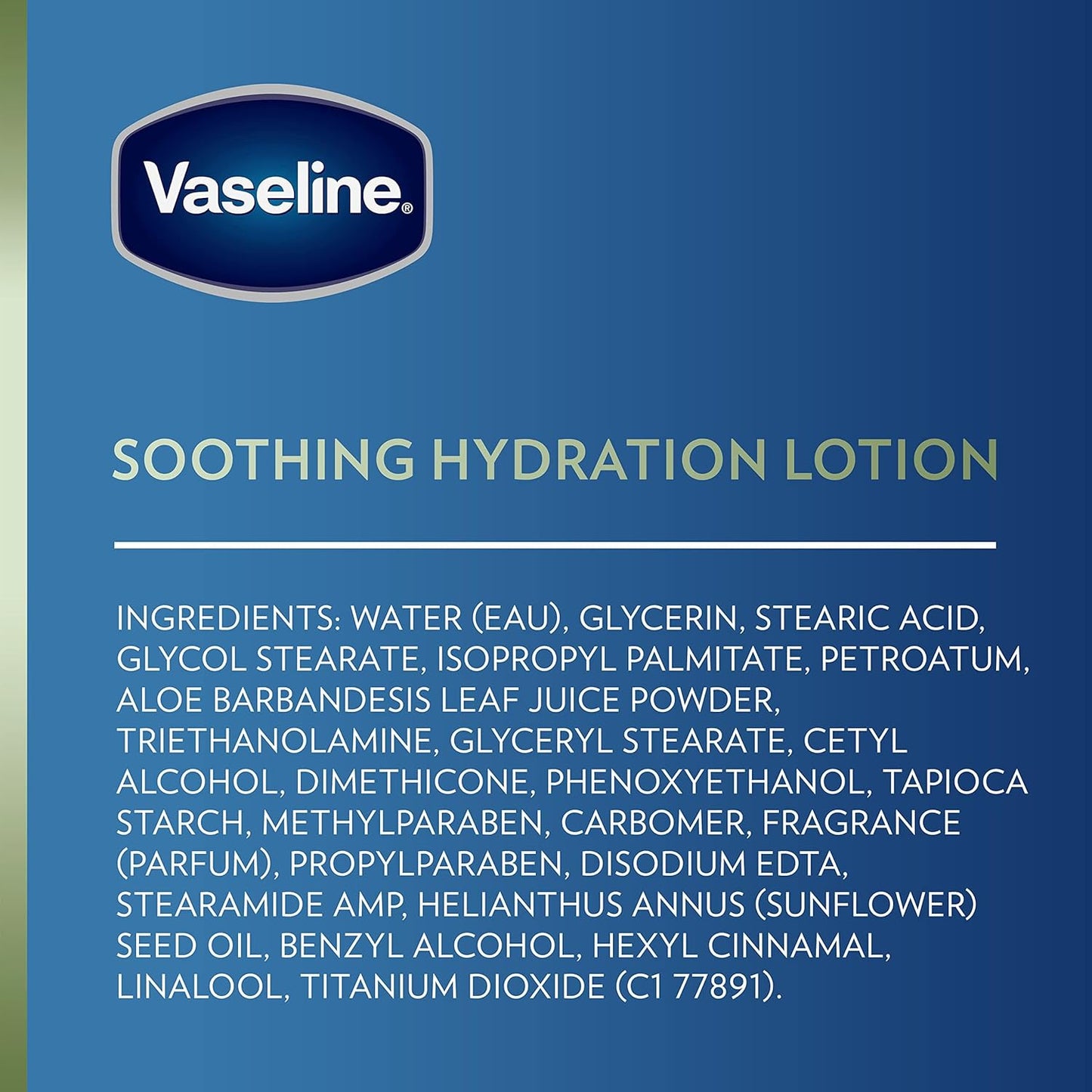 Vaseline Soothing Hydration 6-Pack – Intensive Care Moisturizing Hand and Body Lotion with Aloe, Ultra-Hydrating Lipids, 48 Hours of Moisture, 10 Oz Ea