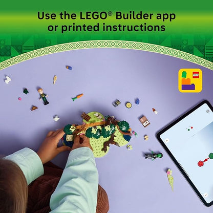 LEGO Wicked Elphaba’s Retreat Building Toy - Elphaba & Fiyero Toy Figures and Playset with Forest Friends - Pretend Play Building Blocks for Kids, Ages 7+ - Wicked Gift for Girls & Boys - 75687