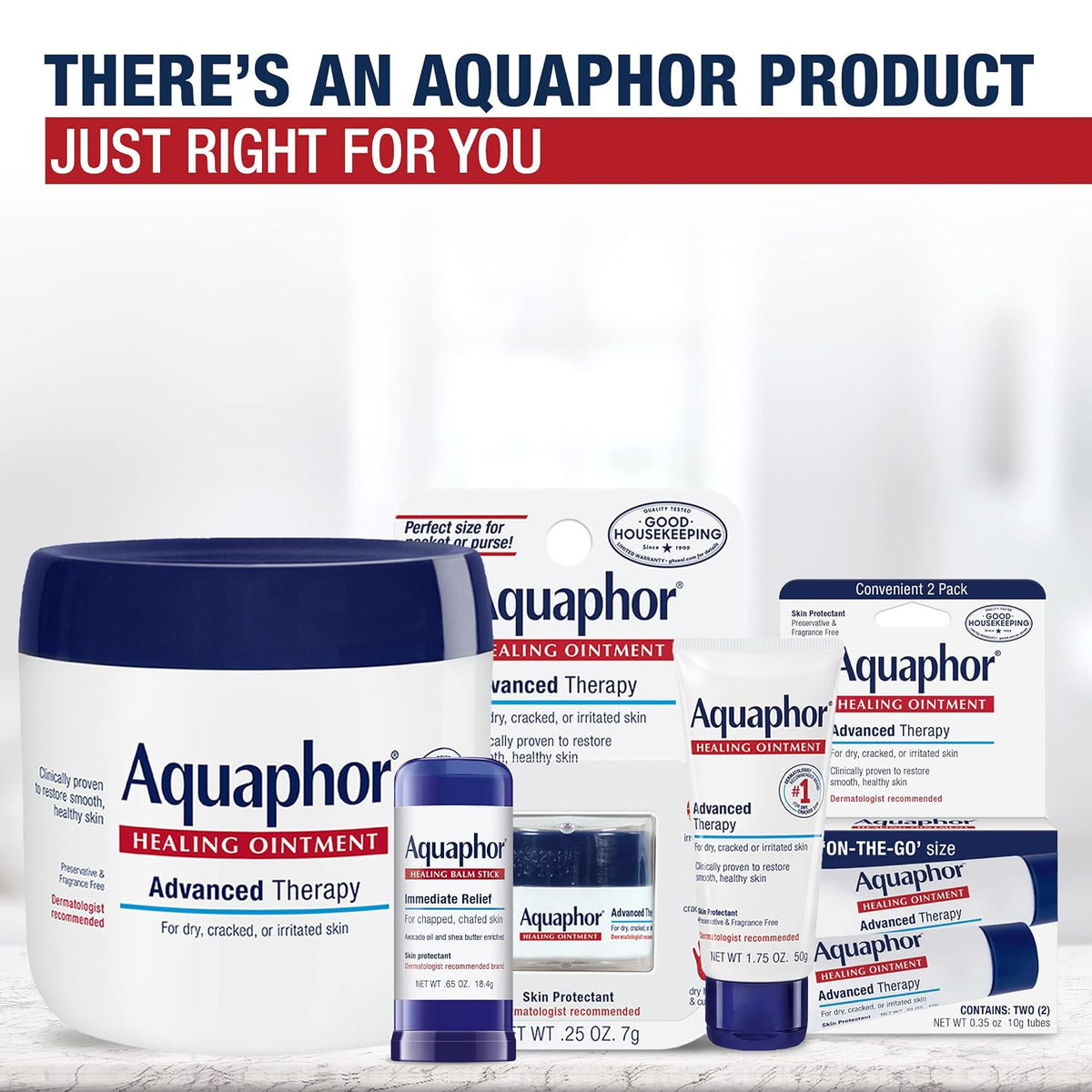 Aquaphor Healing Balm Stick, Skin Protectant with Avocado Oil and Shea Butter, 0.65 Oz Stick (Pack of 12)