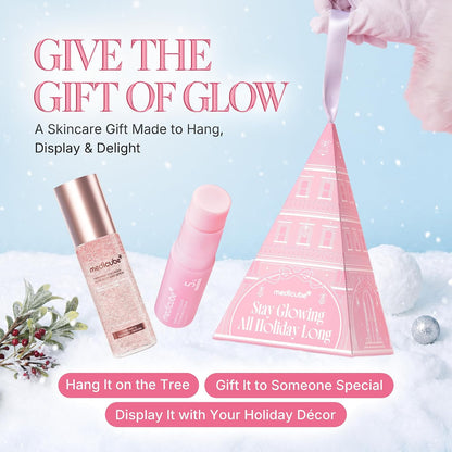 medicube PDRN Glow Duo Holiday Ornament Gift Set, Jelly Mist & Multi Balm