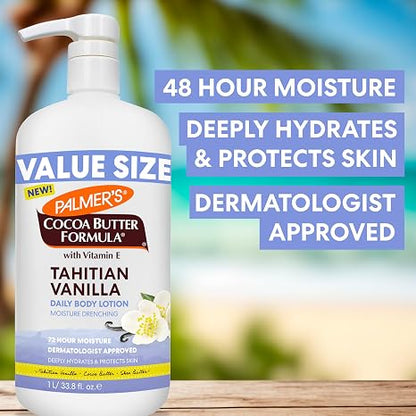 Palmer's Tahitian Vanilla Body Lotion with Cocoa Butter (33.8 Fl Oz)
