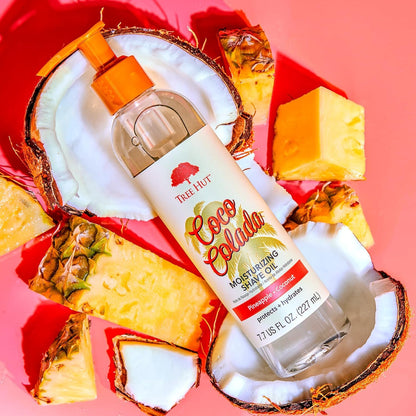 Tree Hut Coco Colada Moisturizing Shave Oil, Hydrating Gel-to-Oil Formula for a Close, Smooth Shave, 7.7 fl oz