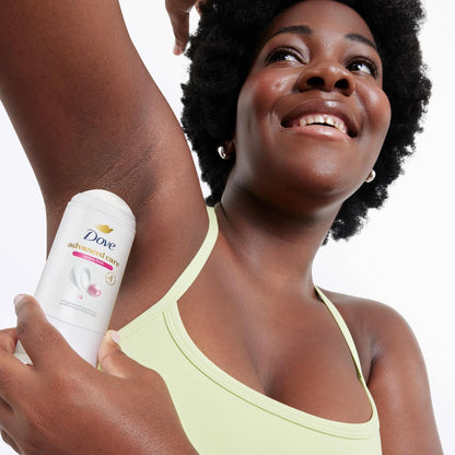 Dove Advanced Care Antiperspirant Deodorant Stick Beauty Finish for Helping Repair Skin Barrier After Shaving, with 72-Hour Sweat & Odor Protection, 2.6 oz